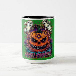 Mug Halloween, Citrouille Démission : Nuit des Fantôme