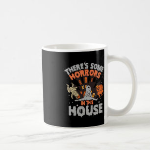 Mug Halloween Citrouille fantôme Il y a des horreurs d