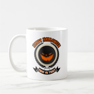 Mug Halloween Citrouille mal visage nuit Éffrayante