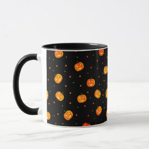 Mug Halloween Citrouilles de peur Jack-o'-Lantern Moti