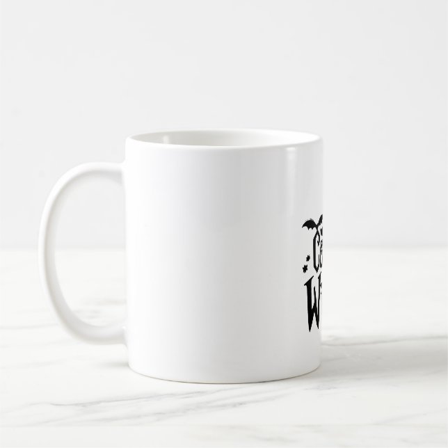 Mug Halloween Corona Witch, Halloween drôle, (Gauche)