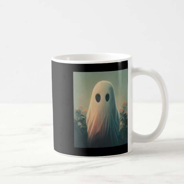 Mug Halloween Costume Fantôme Dans La Forêt Gothique (Droite)