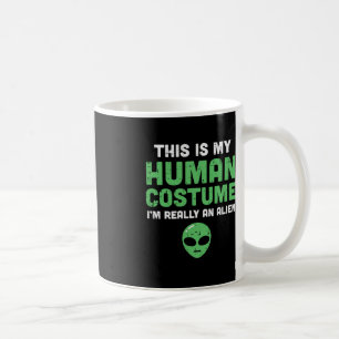 Mug Halloween Costume Humain Im Alien Drôle Hommes Fem
