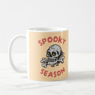 Mug Halloween crâne de la saison éffrayante