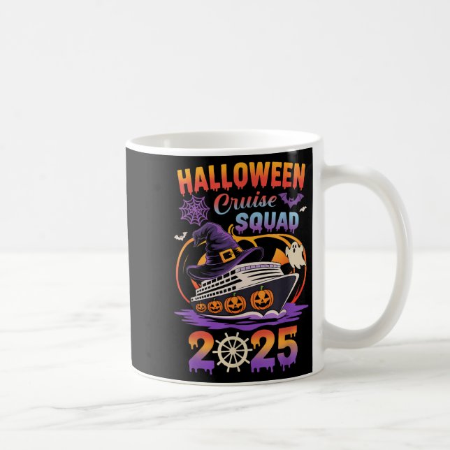 Mug Halloween Cruise Squad 2025 Matching Cruising Crew (Droite)