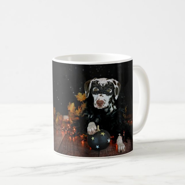 Mug Halloween dalmate (Devant droit)