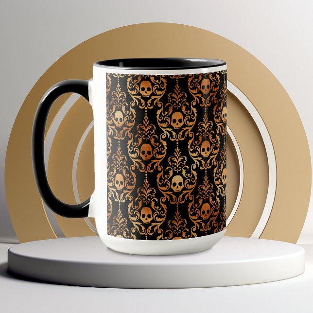 Mug Halloween Damask (Créateur téléchargé)