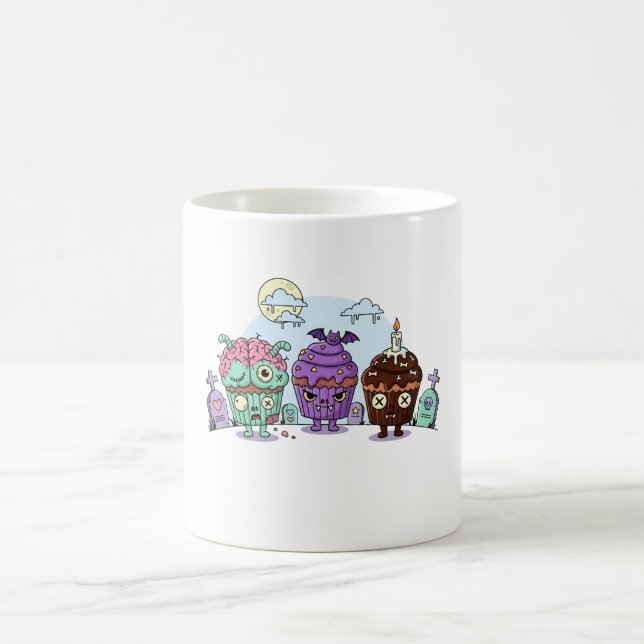 Mug Halloween de Cupcake Zombie (Centre)