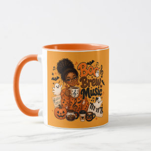 Mug Halloween deux tons Boo Brew Music