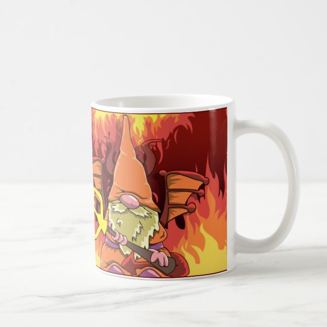 Mug Halloween Devil Gnome Coffee Mug, Coupe (Droite)