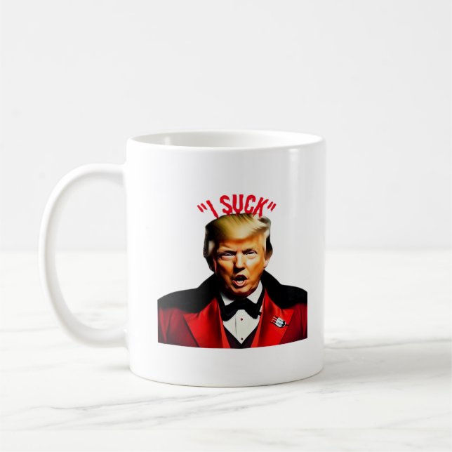 Mug Halloween Donald Funny Anti-politique (Gauche)