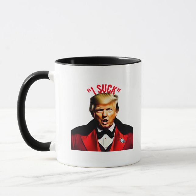 Mug Halloween Donald Funny Anti-politique (Gauche)
