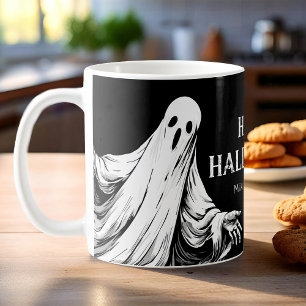 Mug Halloween éffrayant avec fantôme