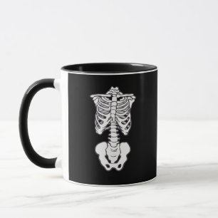 Mug Halloween Éffrayant Skeleton Bones Rib Cage