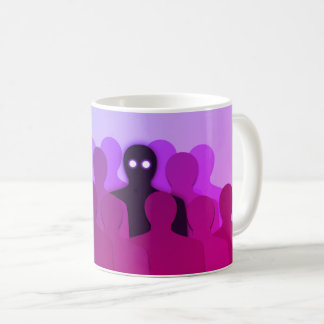 Mug Halloween éffrayant violet fantôme