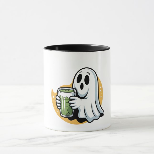 Mug Halloween éffrayante de Matcha à boire (Centre)