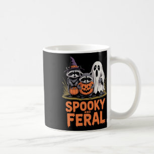 Mug Halloween éffrayante Et Férale Ghost Raccoon Oposs