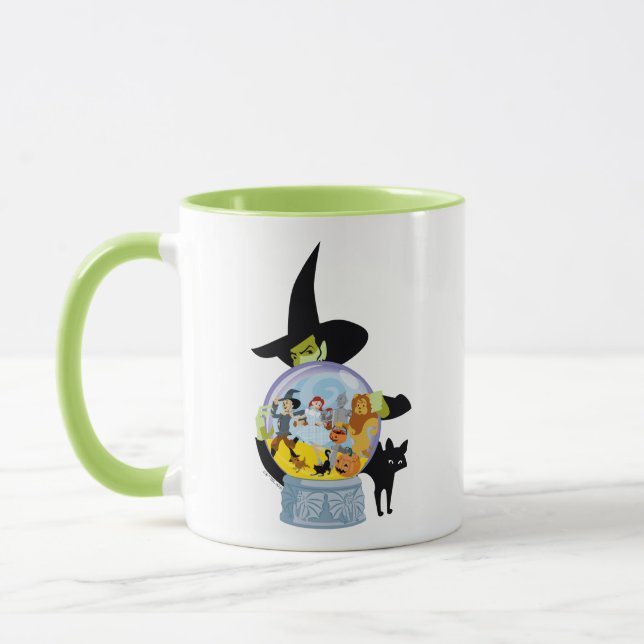 Mug Halloween en cristal de sorcière méchante (Gauche)
