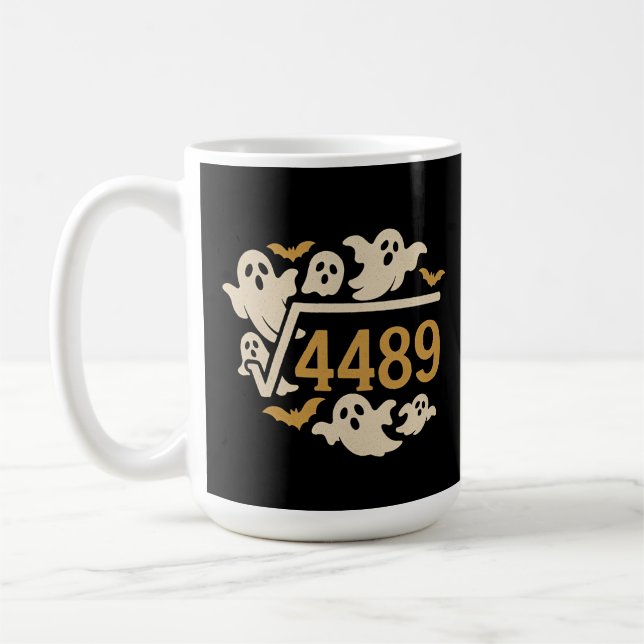 Mug Halloween en mathématiques éffrayantes ‹ 4489 Desi (Gauche)