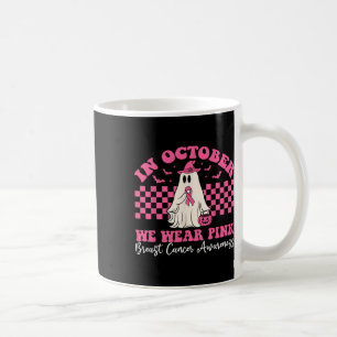 Mug Halloween En Octobre Nous Portons Le Cancer Du Sei