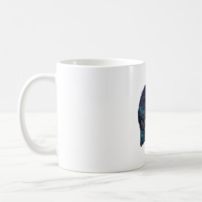 Mug Halloween Est Howling Wolf Red Moon Zombie Hand_1 (Gauche)