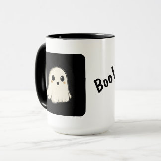 Mug Halloween fantôme avec Boo !