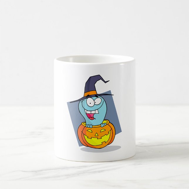 Mug Halloween fantôme en sorcière Éffrayante Citrouill (Créateur téléchargé)