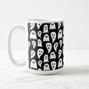 Mug Halloween fantôme noir