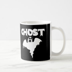 Mug Halloween Fantôme Noir Et Blanc