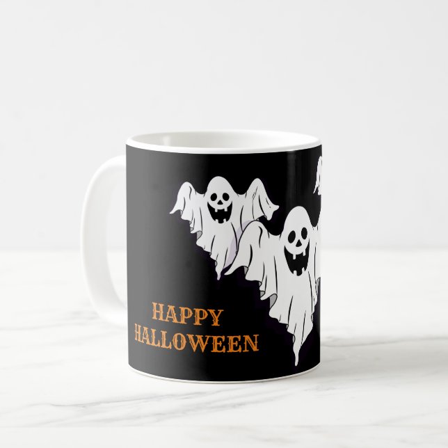 Mug Halloween Fantômes (Devant gauche)