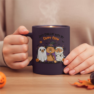 Mug Halloween Funny Cappy Crew Design avec vos noms
