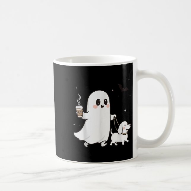 Mug Halloween Ghost Walking Dog Soky Season Halloween  (Droite)