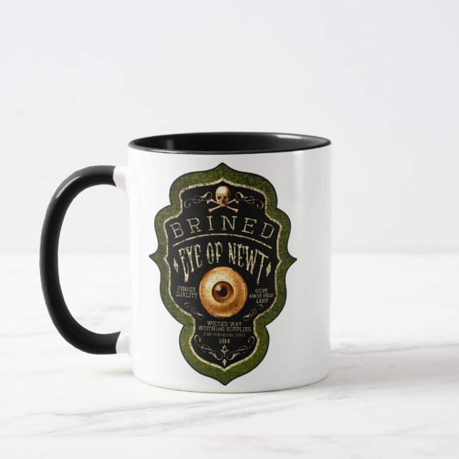 Mug Halloween Gothique Oeil De Nouvelle Potion De Sorc (Gauche)