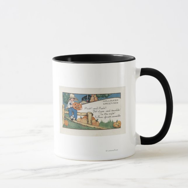 Mug Halloween GreetingHist et Hark (Droite)