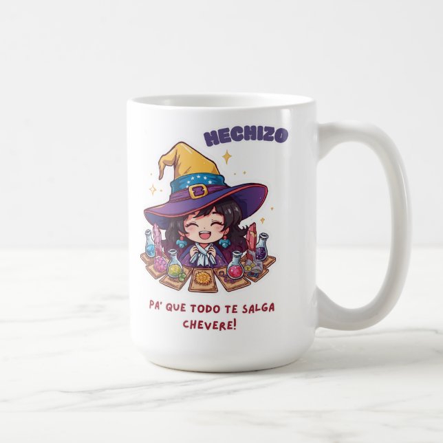 Mug Halloween Hechizo pa´que todo te salga chévere (Droite)