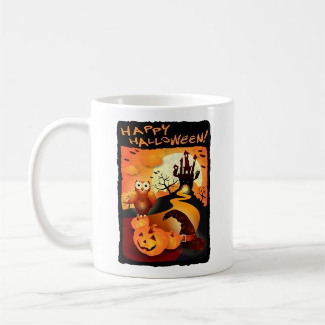 Mug Halloween heureux ! (Gauche)