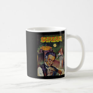 Mug Halloween Horror Vintage Crâne Monster Comique Liv