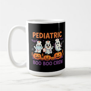 Mug Halloween infirmière pédiatrique Boo Boo Crew Funn