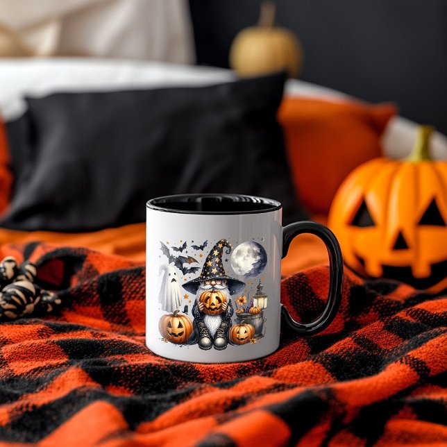 Mug Halloween Jack-o'lanterne Gnome (Créateur téléchargé)