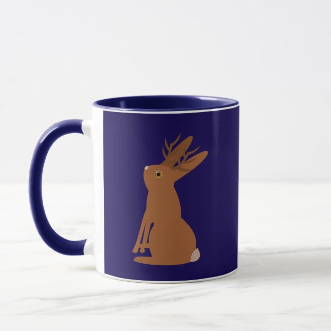 Mug Halloween Jackalope Trou ou traitement (Gauche)
