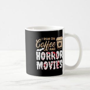 Mug Halloween Je Cours Sur Café Et Films D'Horreur Tri