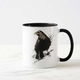Mug Halloween, Le Corbeau, Oiseau Noir Gothique