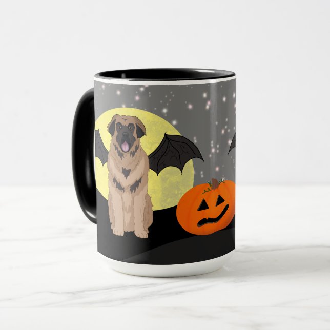 Mug Halloween Leonberger (Devant gauche)
