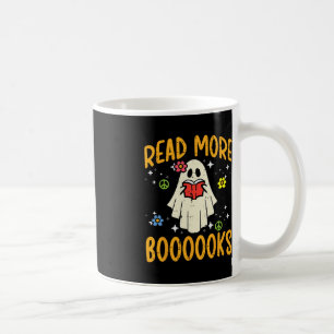 Mug Halloween Lire plus Livres Retro Costume Enseignan