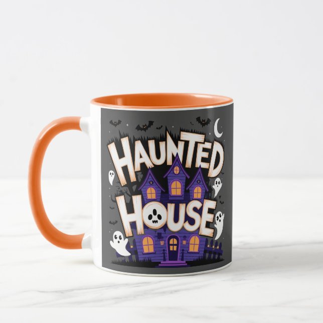 Mug Halloween - Maison Hantée (Gauche)