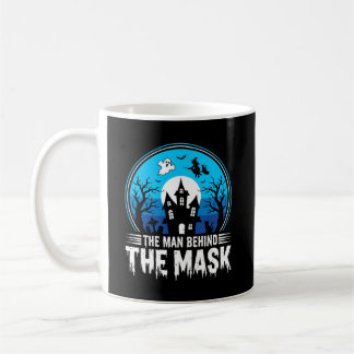 Mug Halloween Man Behind the Mask Haunted House