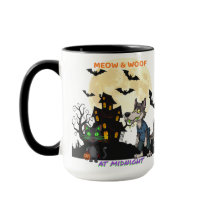 Halloween "Meow & Woof at Midnight" Chat & Werewol