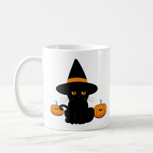 Mug Halloween mignonette Cartoon amis, Chat bébé noir