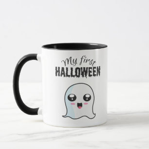 Mug Halloween mignonne Boo nouveau-né bébé fille premi