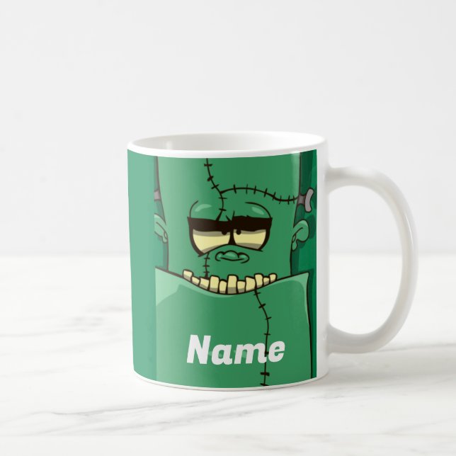 Mug Halloween Monster Café Mug, Coupe (Droite)
